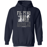 Filipino American Flags Distressed Unisex Pullover Hoodie